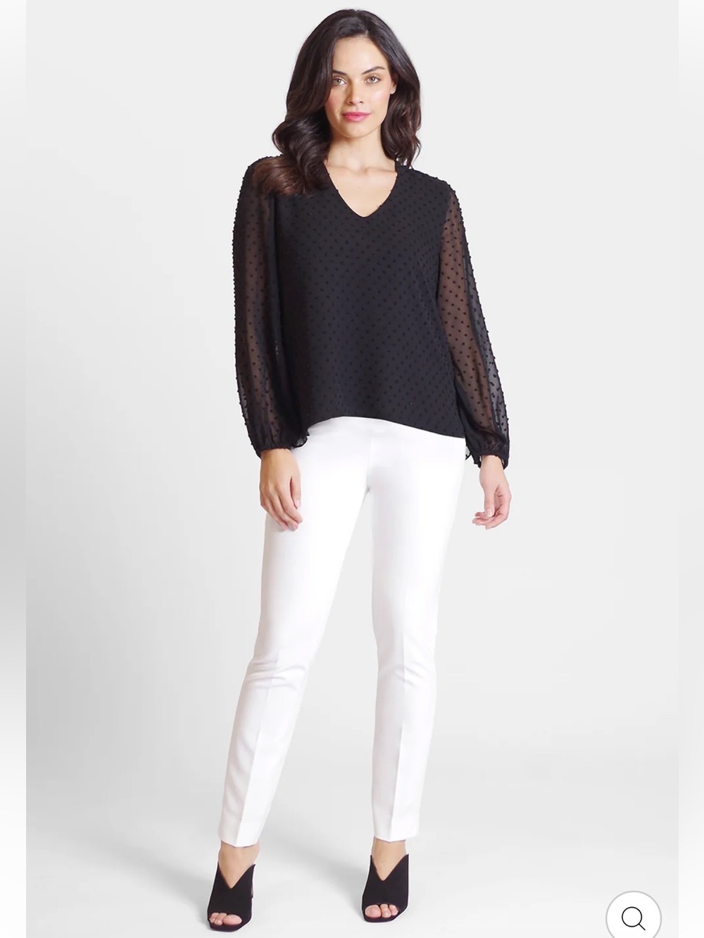 Peace Of Cloth Jasmine Slim Pant In White
